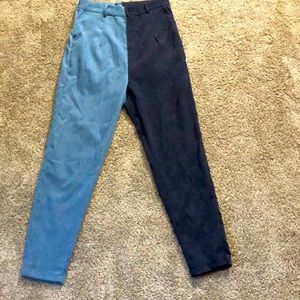 Two tone corduroy pants .🤍